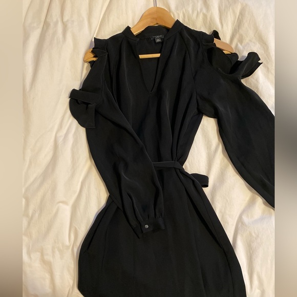 Ann Taylor Long Sleeve V-neck Dress Size XXSP - Picture 9 of 9